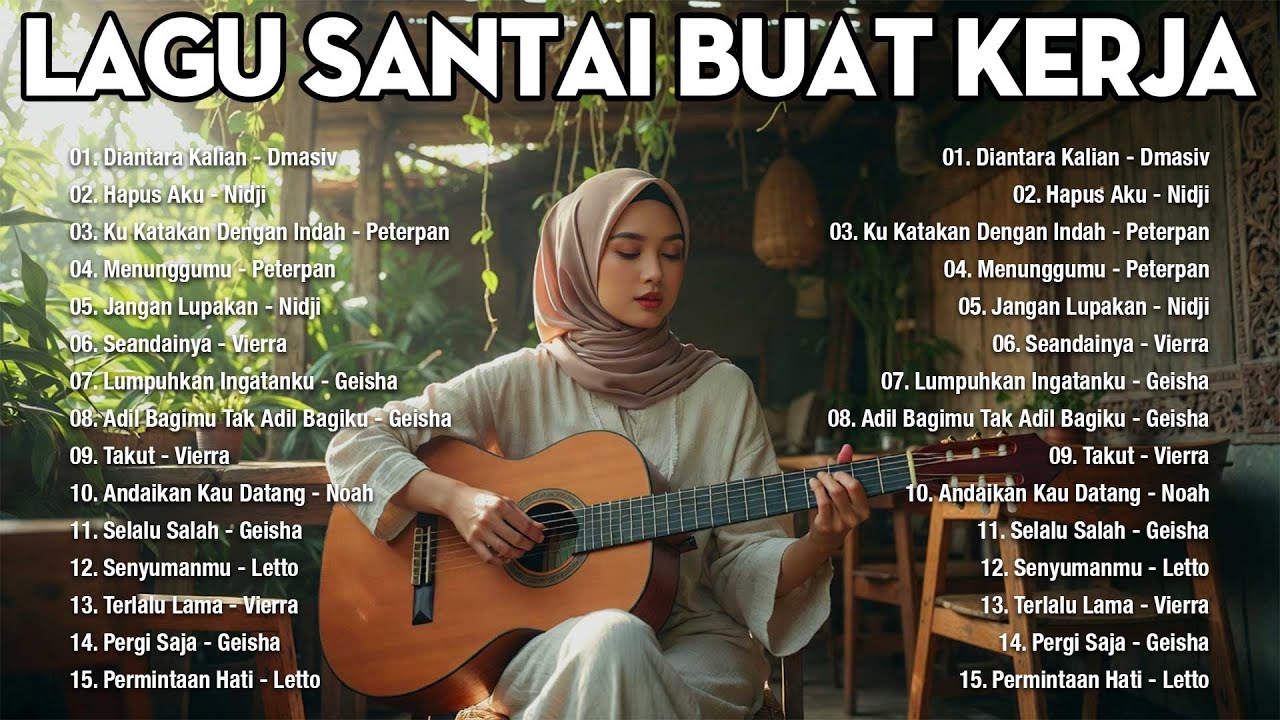 Lagu Santai Buat Kerja | Akustik Pop Indonesia 2000-an Biar Fokus & Nggak Capek | Petikan Senja