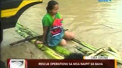 24 Oras: Rescue operations sa mga naipit sa baha sa Maa, Davao City