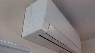 Mitsubishi 9,000 BTU Ductless Mini Split Wall Mounted Air Conditioning System Review, Awesome