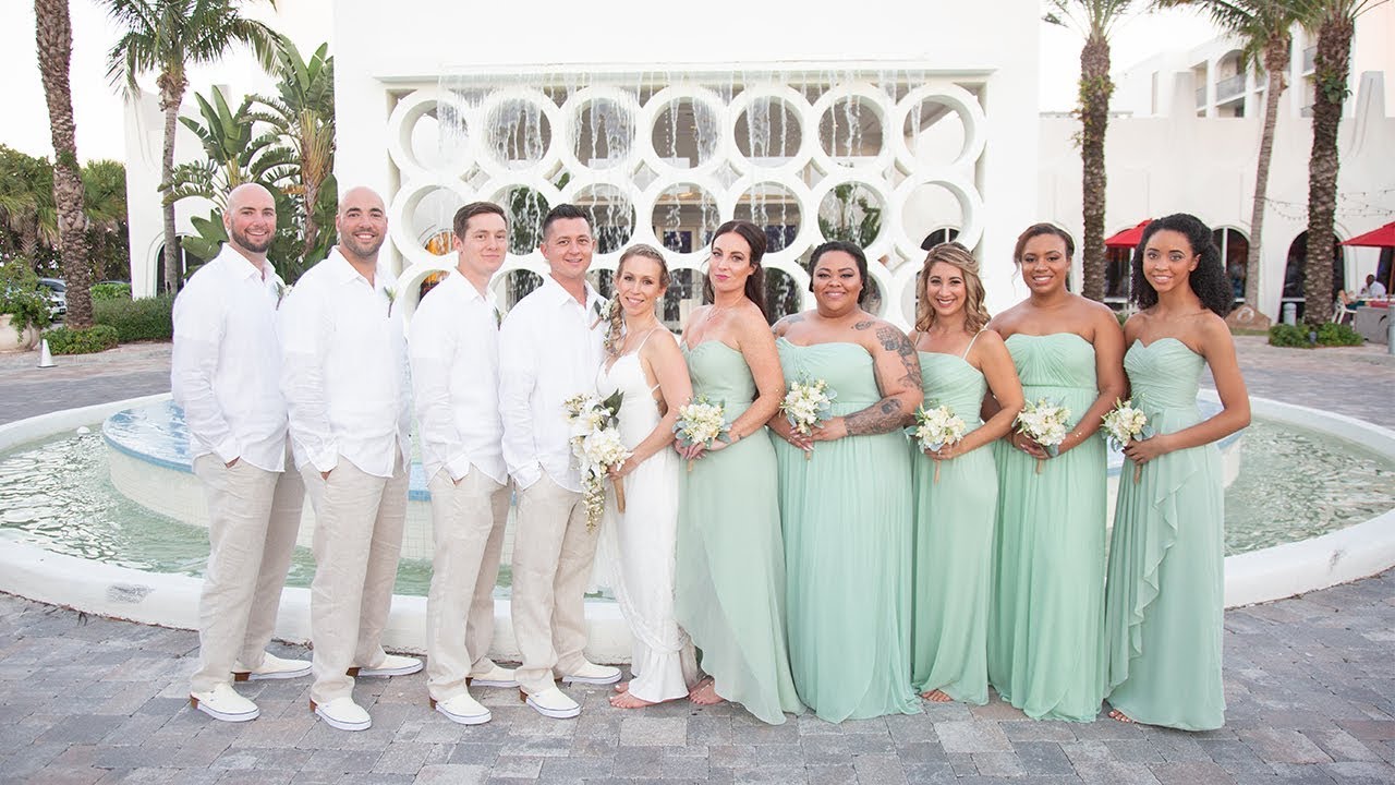 Vero Beach Wedding Video With Drone Jess Nate Youtube