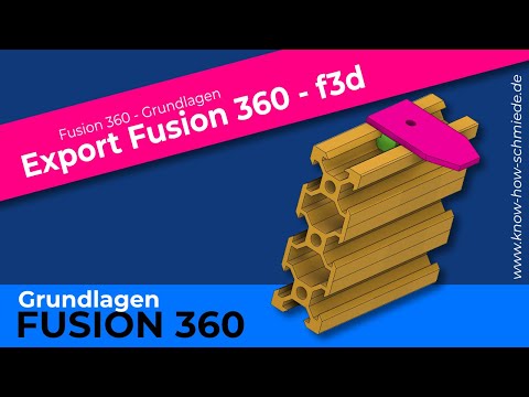 Fusion 360 - Export als Fusion 360 Datei im f3d Format - Archiv Fusion 360 - Fusion 360 ohne Cloud