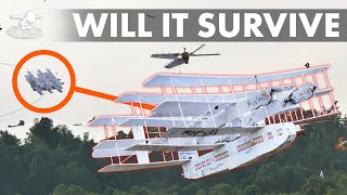 Crashing Our Massive Flying Boat 🚢 Caproni CA. 60 - Flite Fest 2024 Recap Part 4