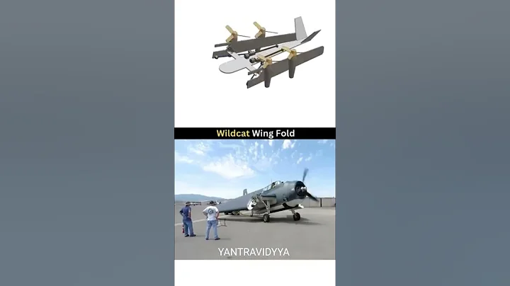 Wildcat Wing Fold - Mechanical 3D Cad Design & Mechanical Animation ✅ #cad #mechanical #aircrafted