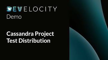 Using Test Distribution for the Apache Cassandra Project