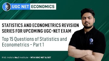 What are the Top 15 Questions of Statistics and Econometrics? | UGC NET | P1
