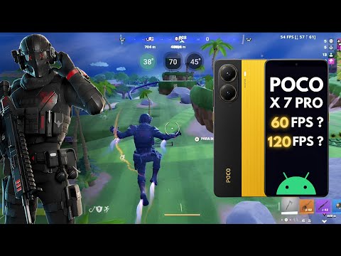 FORTNITE MOBILE  POCO X7 PRO - DESEMPENHO E 60FPS ?