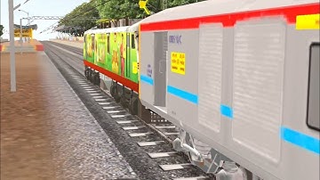 Hamsafar express csmt to borivali trainsimulator indian railway #trending #youtube #indianrailways 