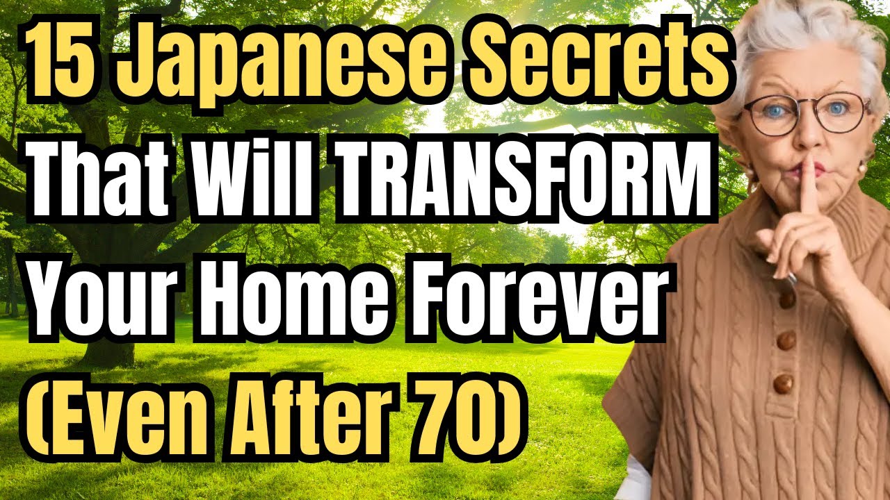 15 Japanese Secrets That Will TRANSFORM Your Home Forever (Even After 70) I Advice For Elderly