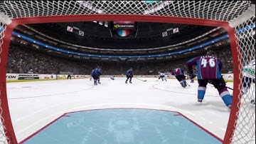 NHL 13: Net Cam Hit On Empty Net Shot [HD]