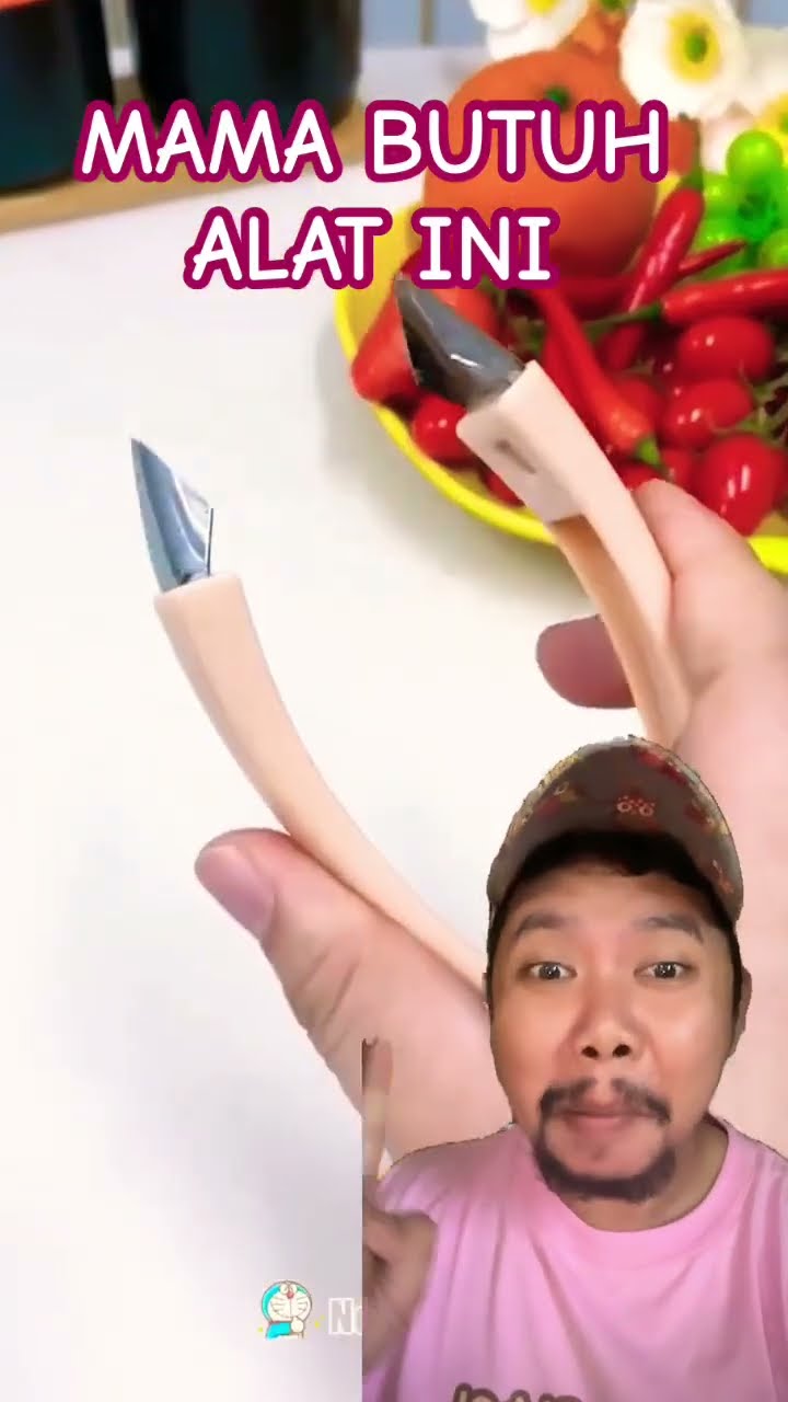 Alat pencabut daun Buah!!!? #boongitems #fruit #goodthing #fruitcutting #lifehacks
