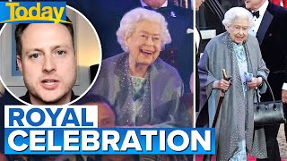Queen appears at Platinum Jubilee event amid ‘mobility issues’ | Today Show Australia