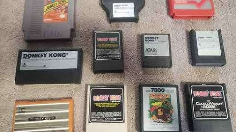 Donkey Kong Multiplatform Play - Atari 2600, 7800, 400, Colecovision, NES, C64, Vic-20, TI-99, etc.