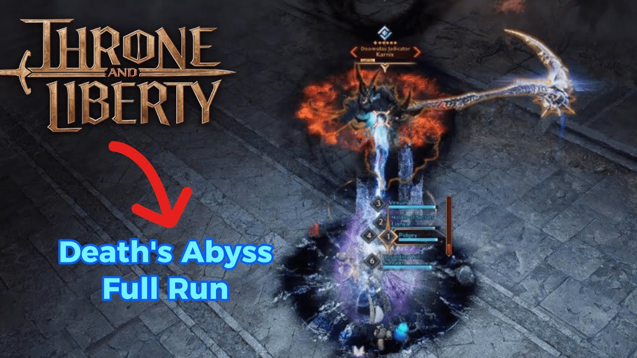 Death's Abyss 50 Full Run | Watch and Learn - Throne and Liberty - YouTube