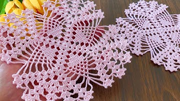 UNIQUE and DAZZLING Crochet Square Motif Pattern❗️Runner, Blouse Tutorial