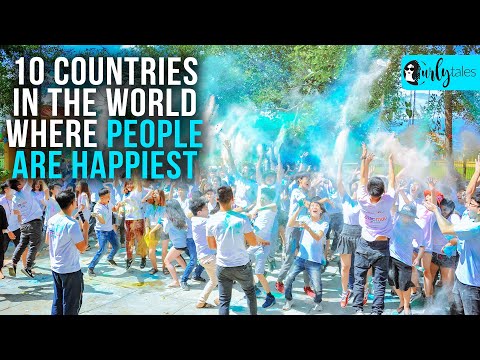 10 Happiest Countries Around The World | Curly Tales