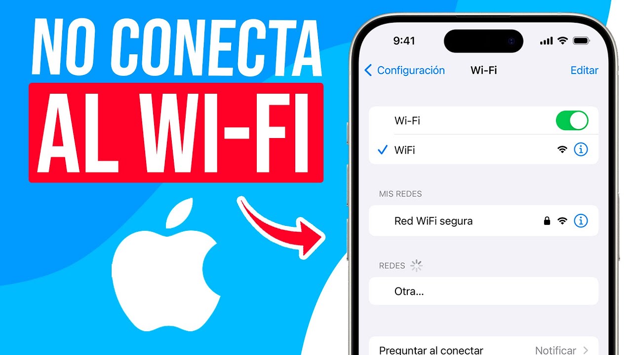 Mi iPhone NO SE CONECTA a WiFi (¡ASI SE ARREGLA!) - YouTube