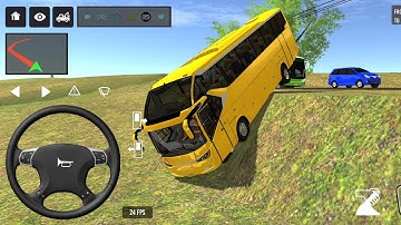 🥱🥹Bus simulator indonesia l Euro coach bus simulator ll coach bus simulator gameplay#simulator #bus 