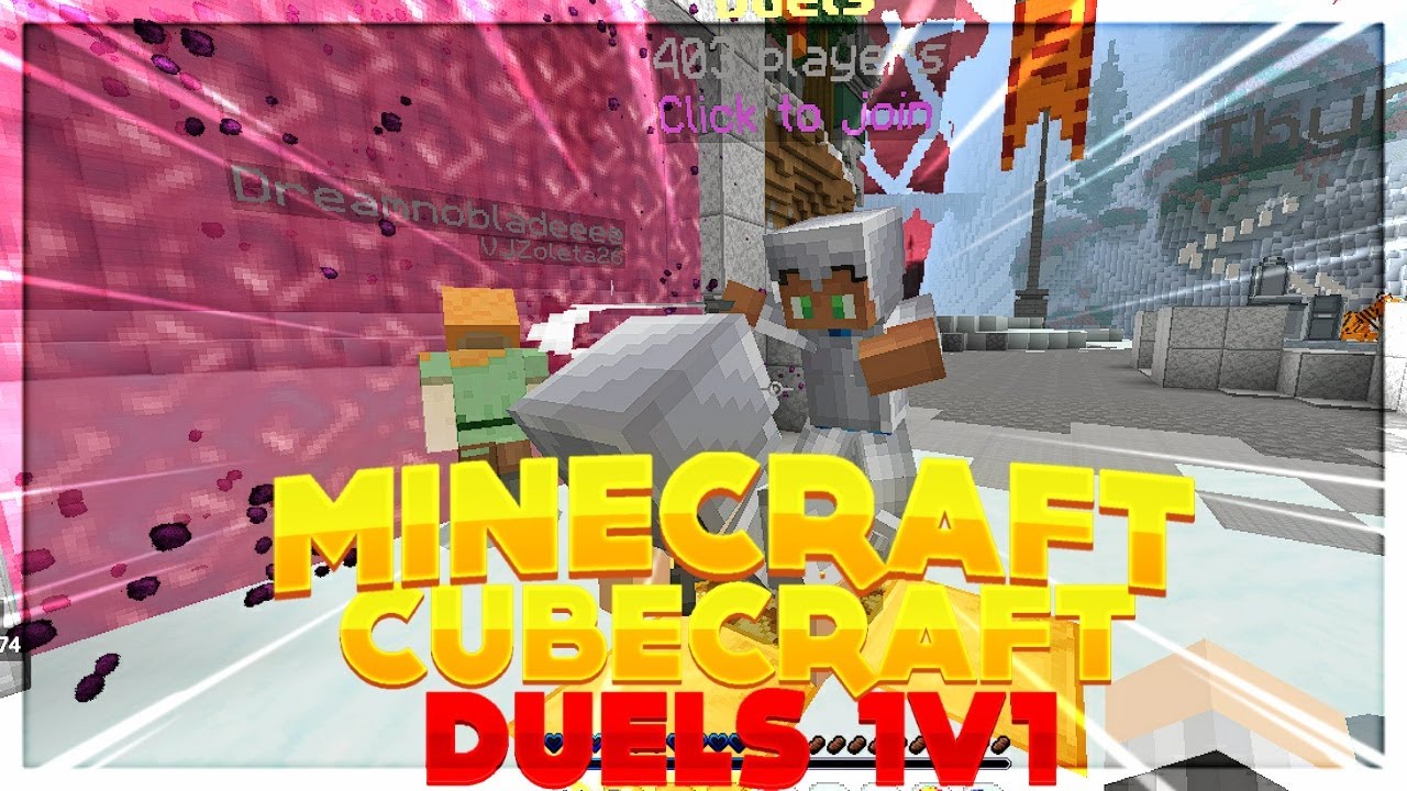 Cubecraft Duels 1v1 / Minecraft Win10 Edition 1.18 - YouTube