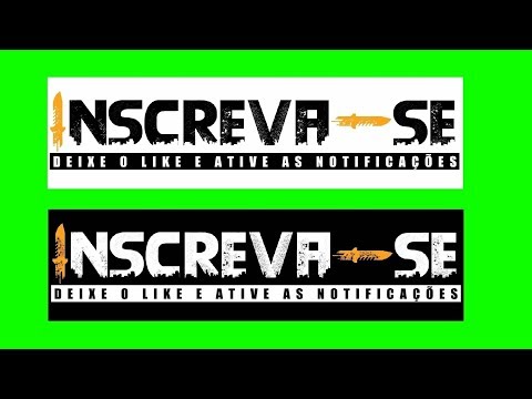 Inscreva-se Chroma Key - Deixe o Like, Ative o Sininho, Compartilhe / Green  Screen, Fundo Verde 