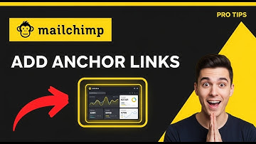 How To Add Anchor Links In Mailchimp And Convertkit