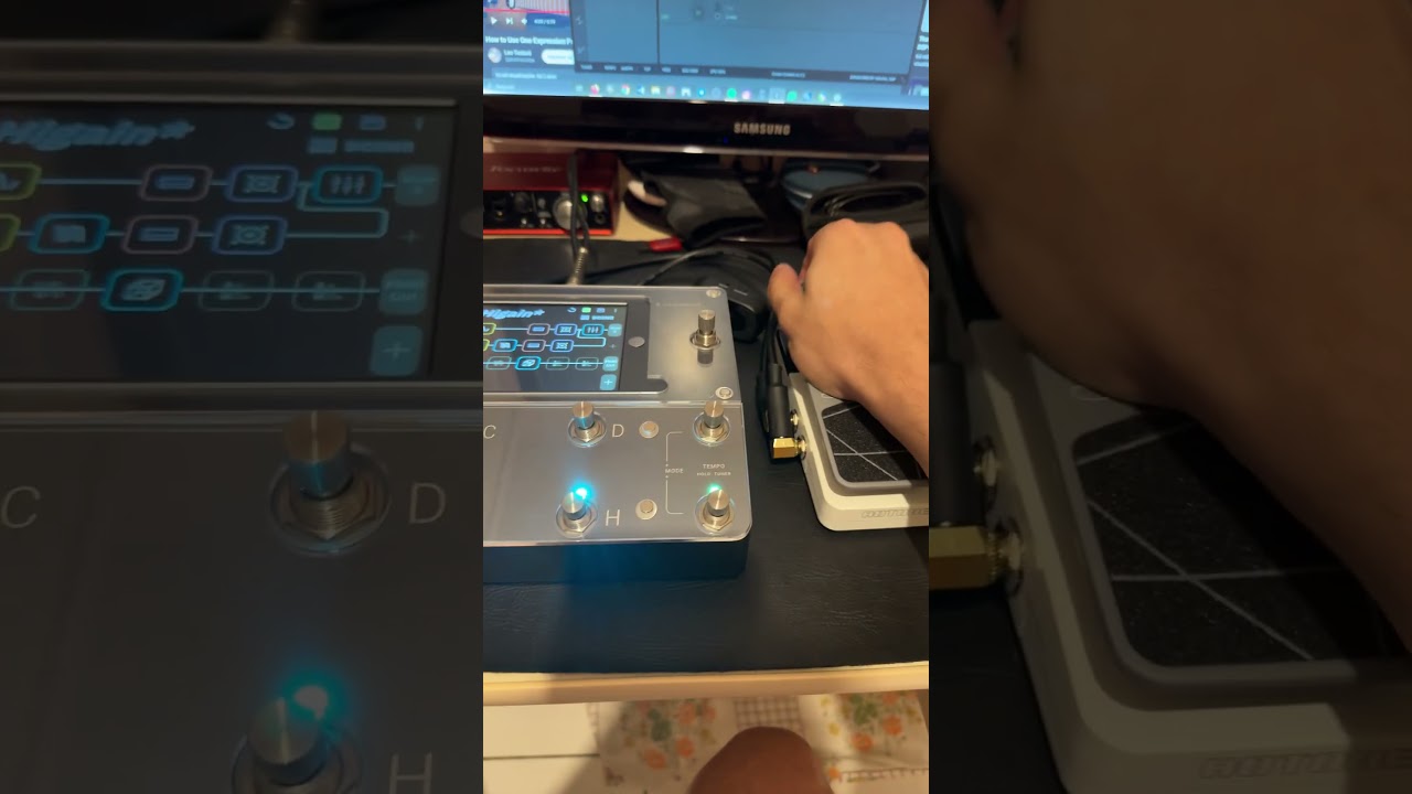 Quad cortex + Hotone Ampero II Press. Volume e Whammy 🤘🏻 - YouTube