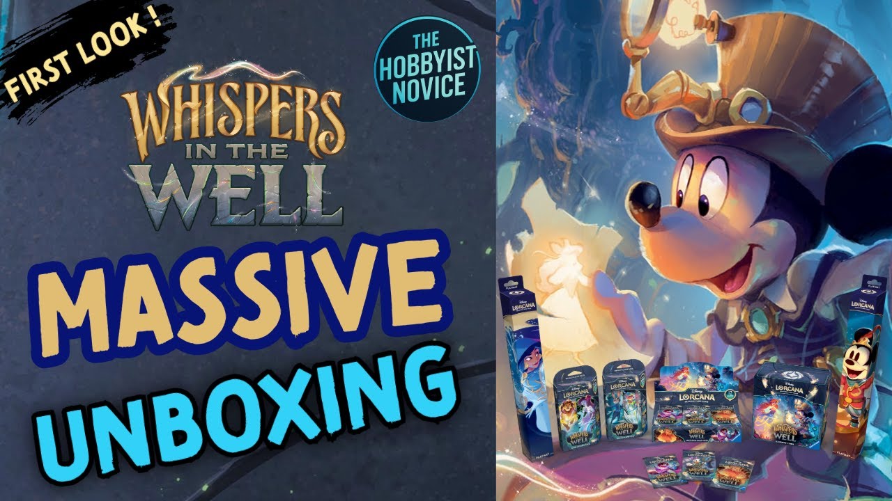 Disney Lorcana: Whispers in the Well – Early MASSIVE Unboxing! Crazy Pulls!