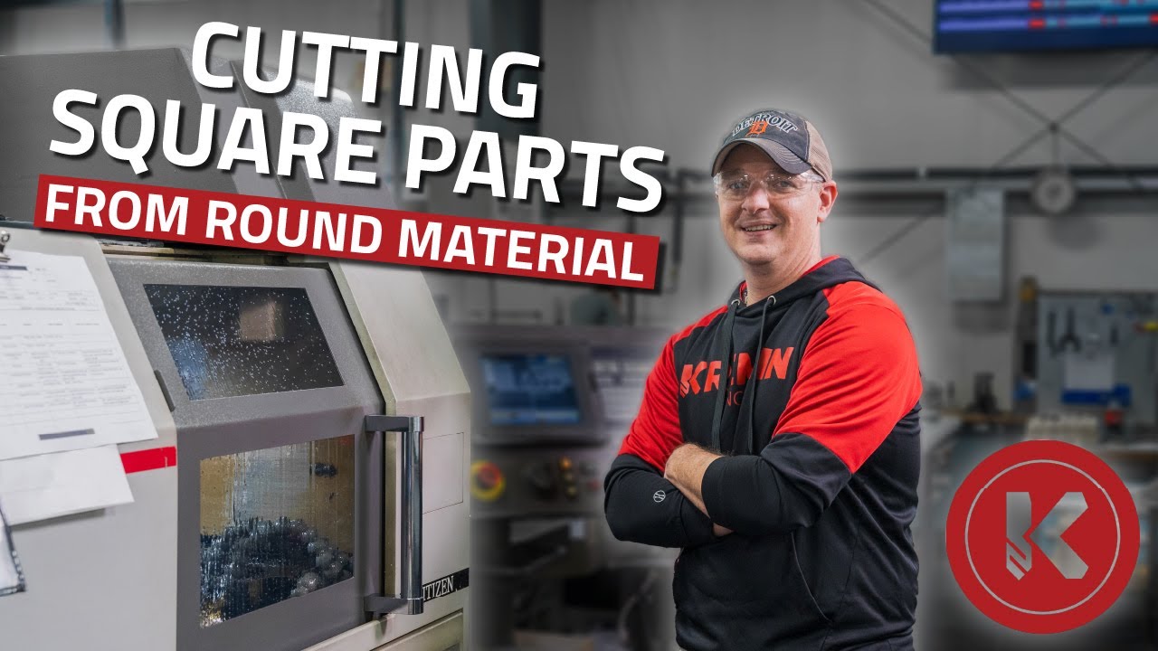 Quick Tip How To Cut Square Parts Off Round Material YouTube