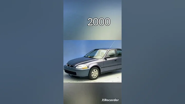 Evolution Of Honda civic 1972~2022 #shorts