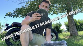 Montage bande thermique et silencieux megaton sur Archive Scrambler 125cc (AM64)