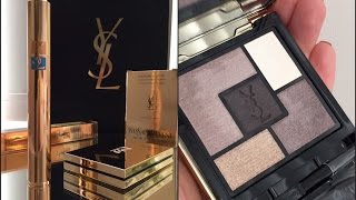 Новинки YSL Обзор и Макияж /YSL couture palette &amp; Mascara volume - Видео от blondinka iztokyo