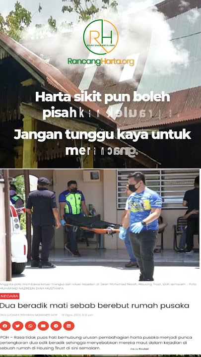 Mitos : Hibah & wasiat hanya untuk orang kaya. | RancangHarta.org