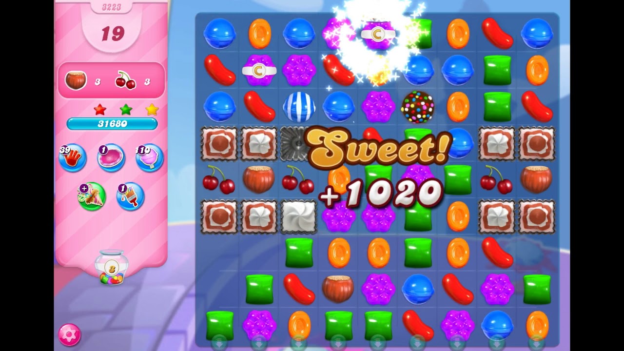 Candy Crush Saga - Level 3223 ☆☆☆ - YouTube