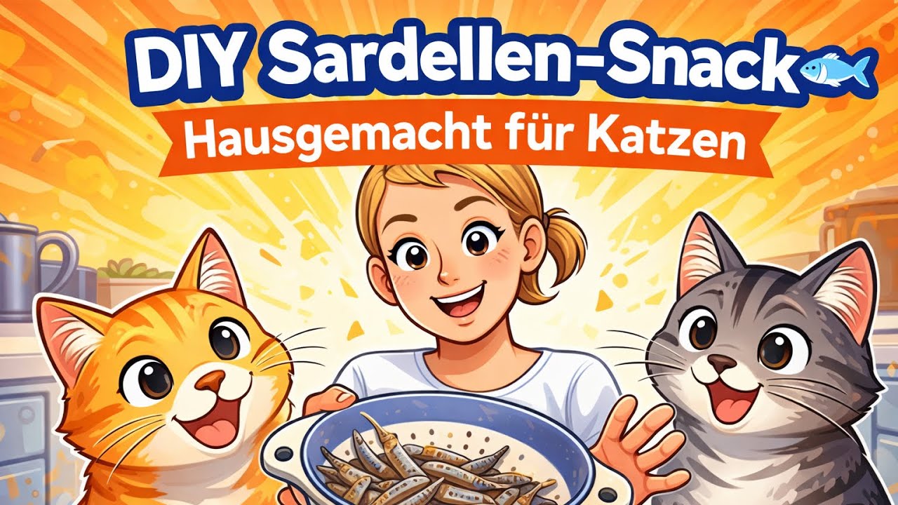 DIY Sardellen für Katzen 🐟 | Natürliche Fischleckerlis aus dem Dörrautomaten 
