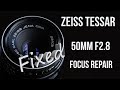 Zeiss 50mm Stuck Focus Fix