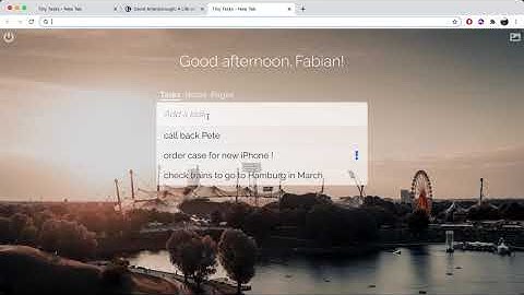 Tiny Tasks Browser Extension Video