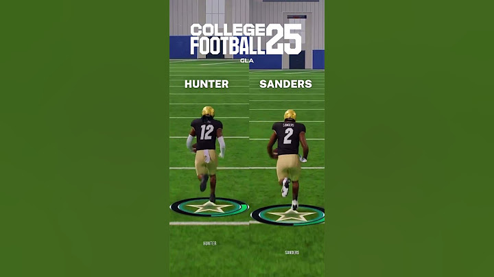 Travis Hunter vs. Shedeur Sanders | College Football 25 Race