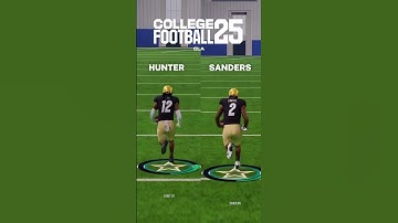 Travis Hunter vs. Shedeur Sanders | College Football 25 Race