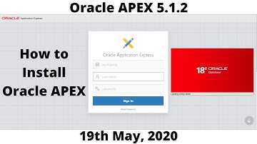 Oracle APEX Installation 8K