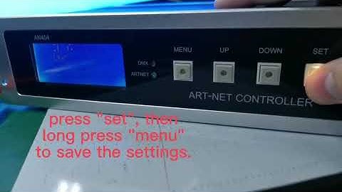 Artnet controller control UCS1903 SPI pixel tube