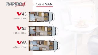Nieuwe Rapido Vans Buscampers - 2019 Collectie