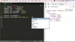 Lecture 45, Part 1: Creating Objects Using 'new Object()' Syntax