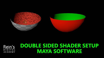Double sided shading network | sampler info utility | Maya software Tutorial |