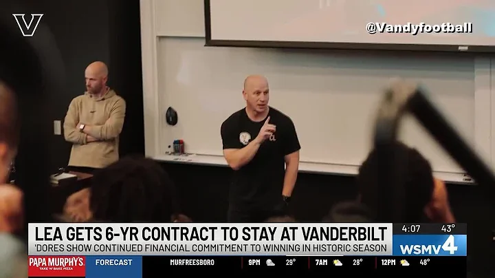 Head football coach Clark Lea to stay at Vanderbilt