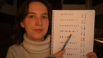 ASMR Tests (IQ, Memory & Focus)