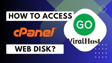 How to Access cPanel Web Disk with GoViralHost