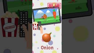egetable vocabuary with Peppa Pig, Onion  #englishvocabulary #learnwithpeppapig #lesson