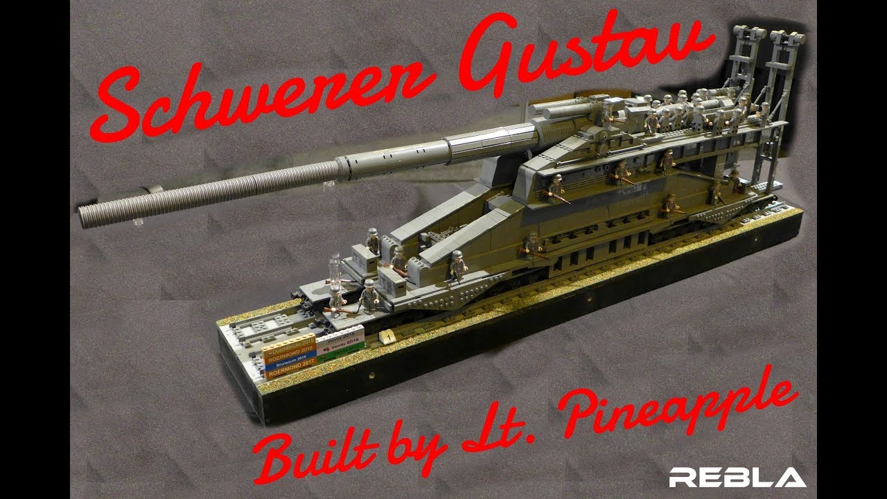 Schwerer Gustav from BrickLink Studio