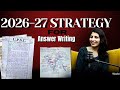 2026-27 upsc strategy for Answer Writing #upscstrategy #answerwritingmains #topper