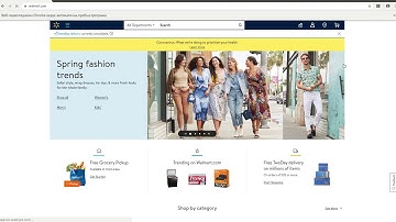 Wallmart Python  Django  Selenium