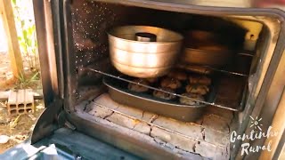 How to TRANSFORM an Old Gas Stove into a WOOD OVEN  Do It Yourself | Cantinho da Gê